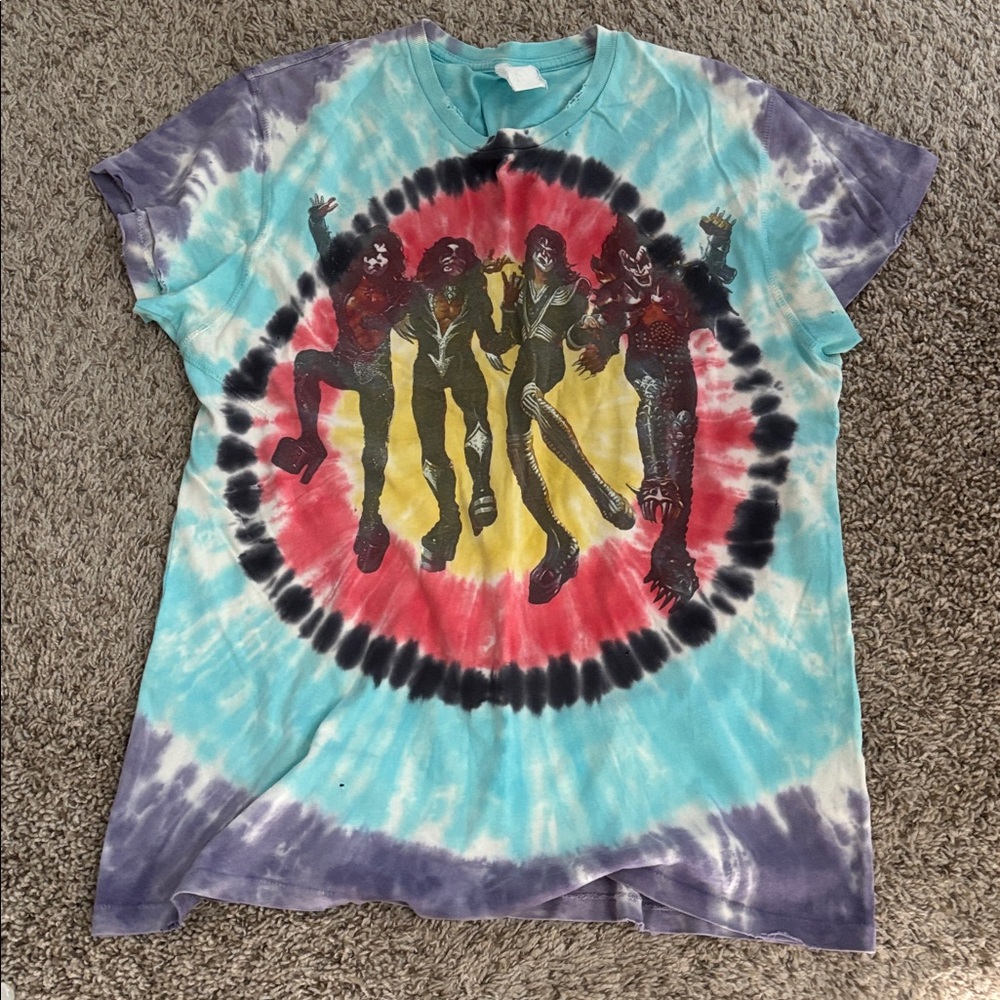 Daydreamer Tie-Dye Band Graphic T-Shirt